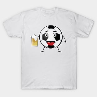 Football Sport King - Funny Ball Character Illustration T-Shirt